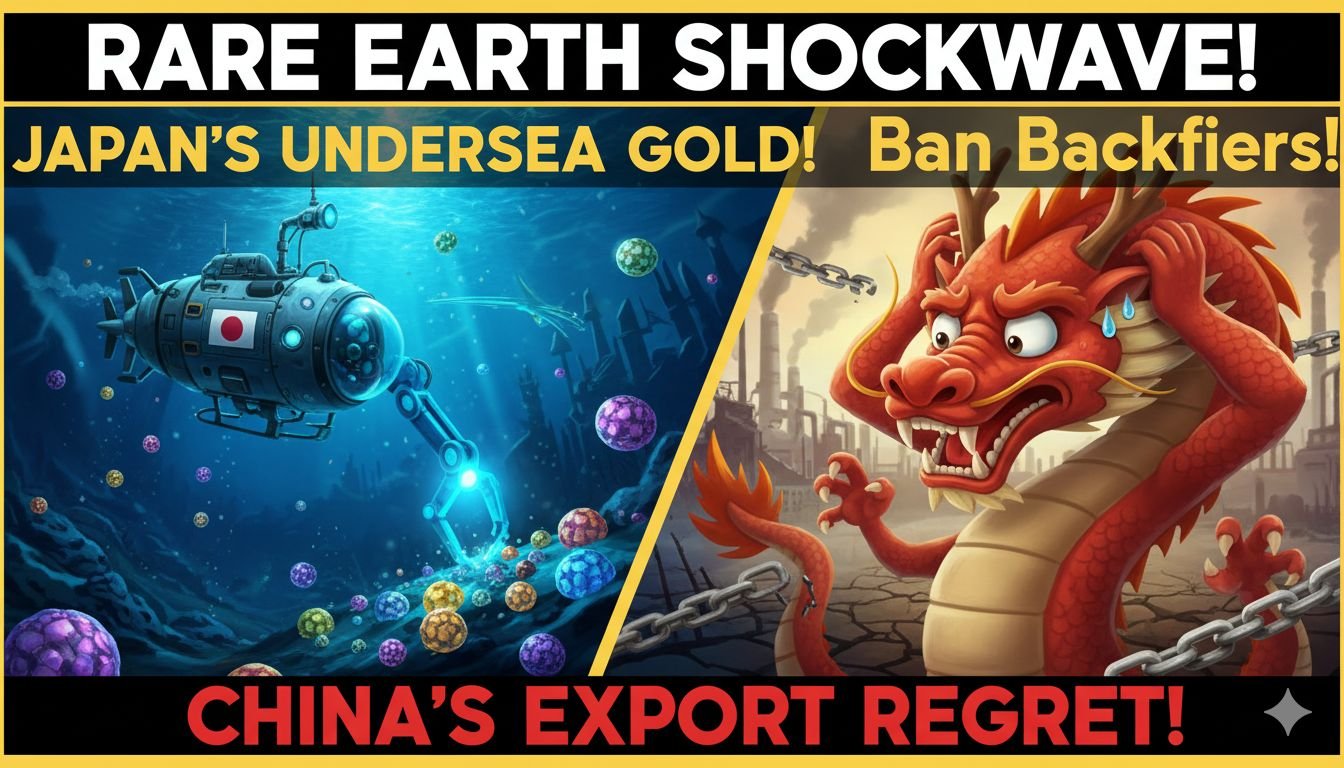 जापान का रिसर्च वेसल चिक्यू गहरे समुद्र में रेयर अर्थ मड निकालने के लिए रवाना, मिनामितोरी द्वीप के पास 6000 मीटर गहराई