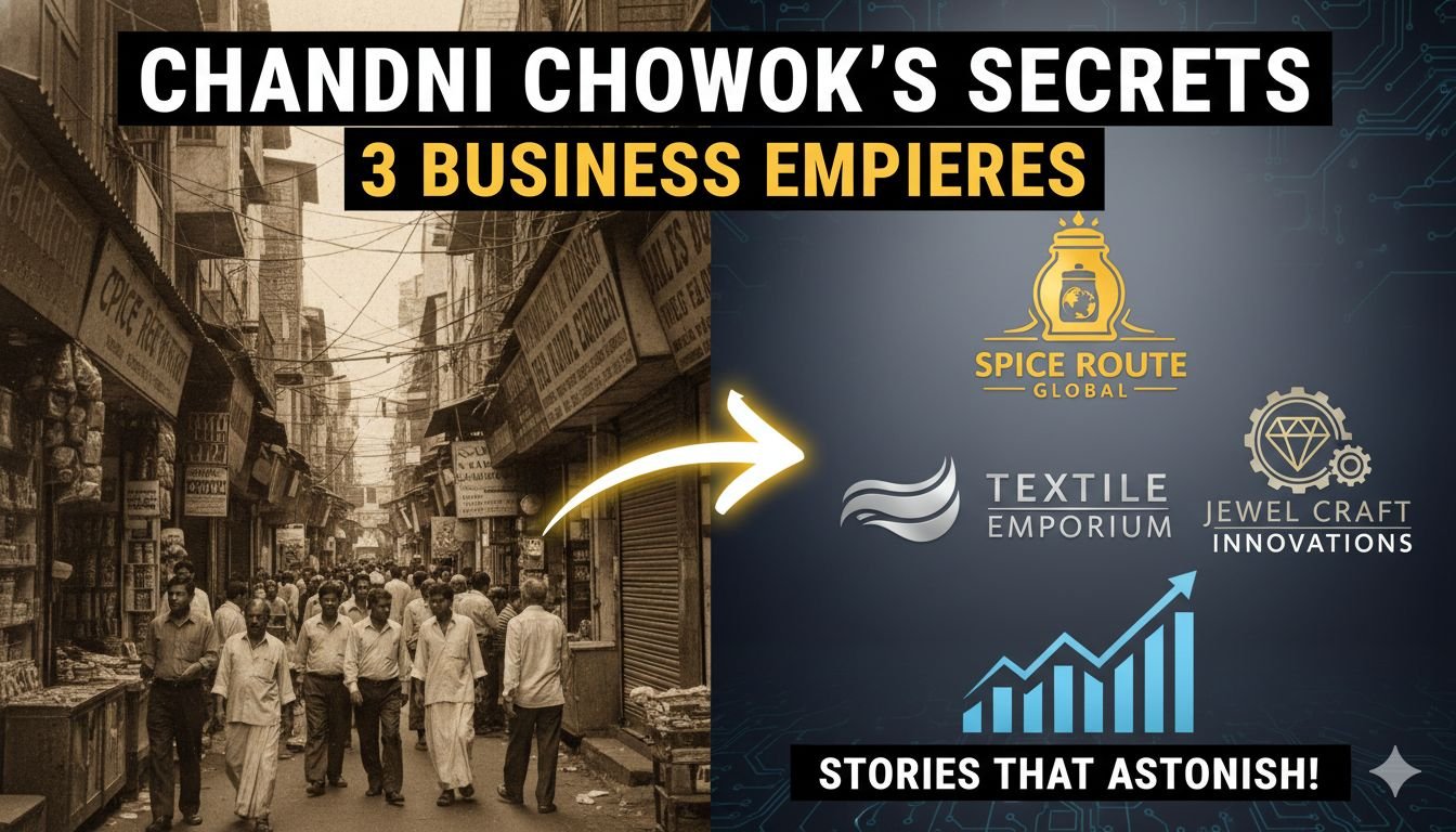 चांदनी चौक की तंग गलियों में छोटी दुकानों से शुरू हुए बड़े ब्रांड्स की सफलता की इमेज